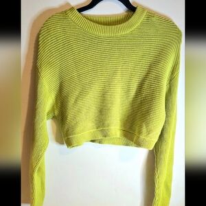 Lime Green Women's Sweater by LA Hearts